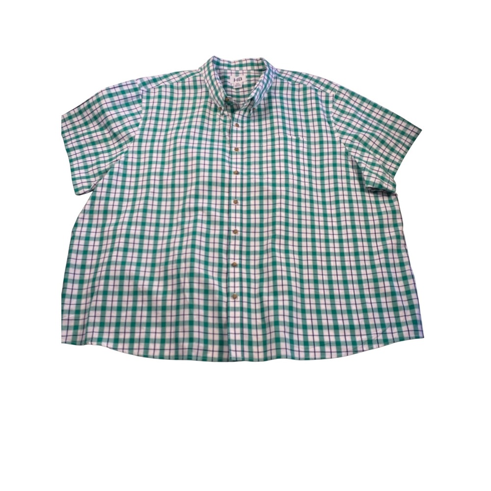 Quiet Luxury Coastal Plaid Shirt Oversized Resortcore 5XL - Picture 4 of 9